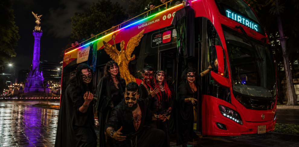 Turibus vuelve a convertir la CDMX en escenario de terror